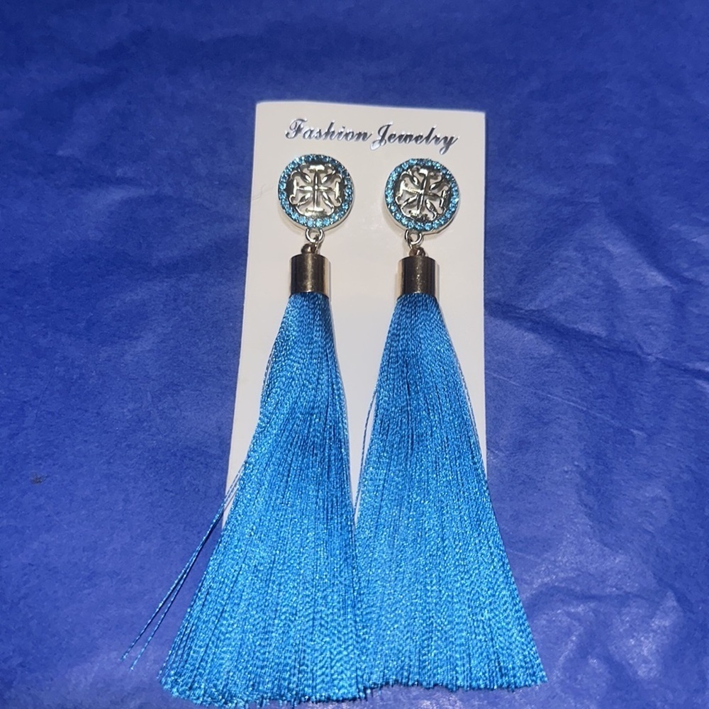 Long tassel earrings 4inch